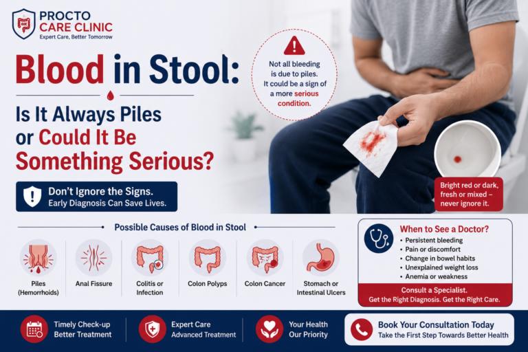 Blood in Stool: Is It Always Piles